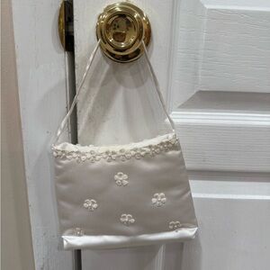 Charming Cream Floral Kids Bag